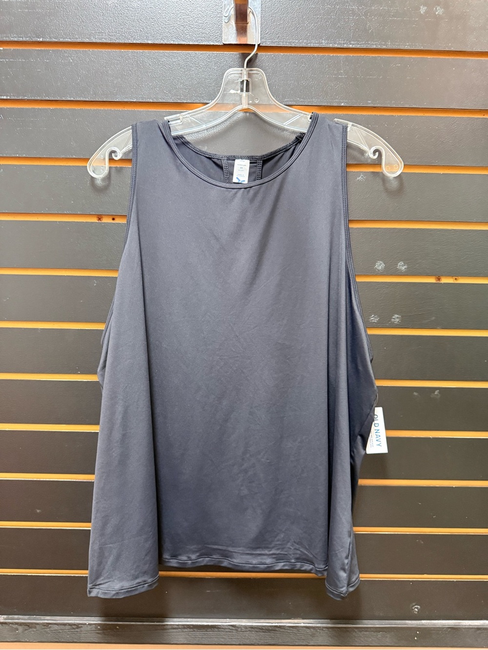 NWT Old Navy FlowForm Go-Dry Active Tank Top Black Plus Size 2X